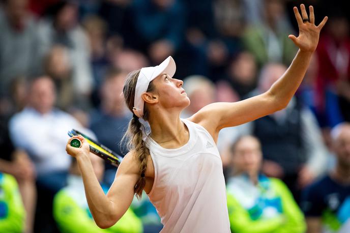 pokal Billie Jean King, Kaja Juvan, Qinwen Zheng | Kaja Juvan | Foto Matic Klanšek Velej/Sportida