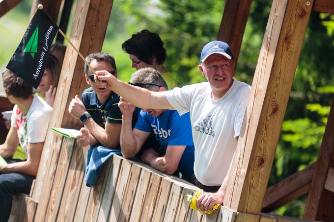 Debelak na skakalni prireditvi Stari orli v Sebenjah leta 2014. | Foto: Mediaspeed