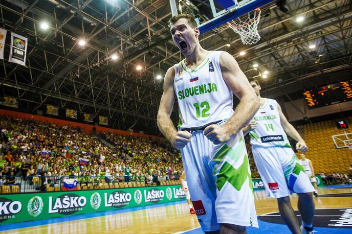 Slovenija, Ukrajina, košarka | Foto Grega Valančič / Sportida