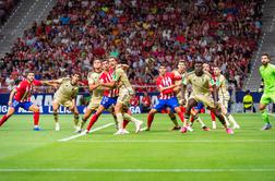 Jan Oblak prejel gol, Atletico pa vseeno do zanesljive zmage