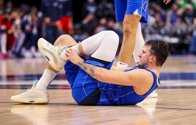 Luka Dončić je imel tudi v tej sezoni težave z gležnjem. | Foto: Guliverimage/Vladimir Fedorenko