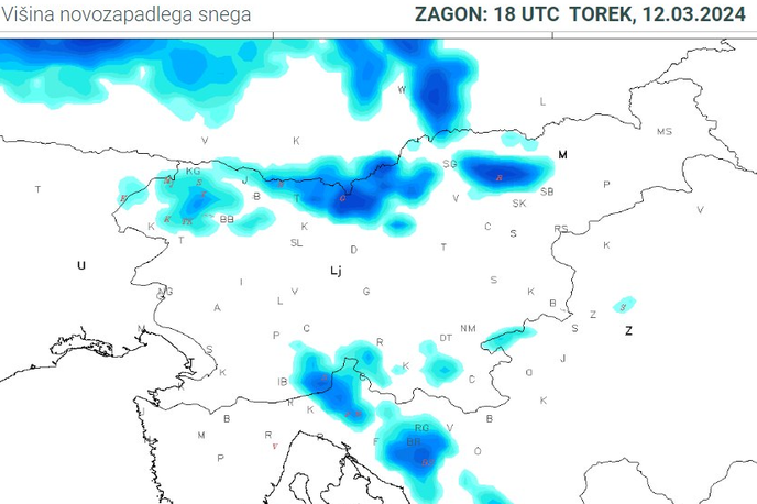 Vreme | Sneg bo zapadel na Rogli in Kopah.  | Foto Neurje.si