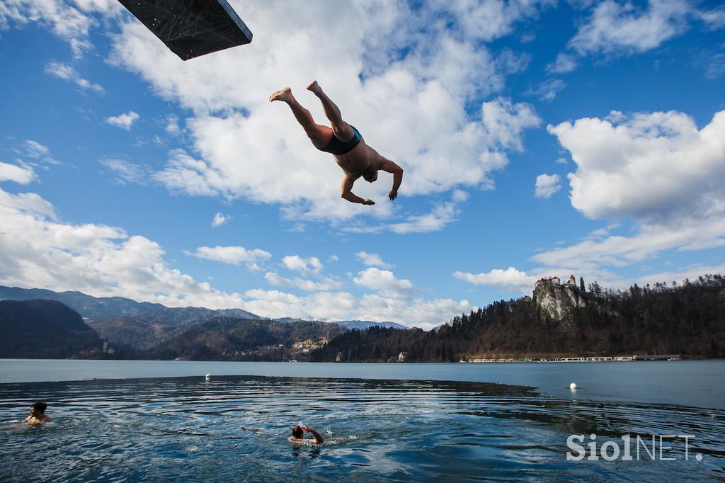 Bled zimsko plavanje rekreacija