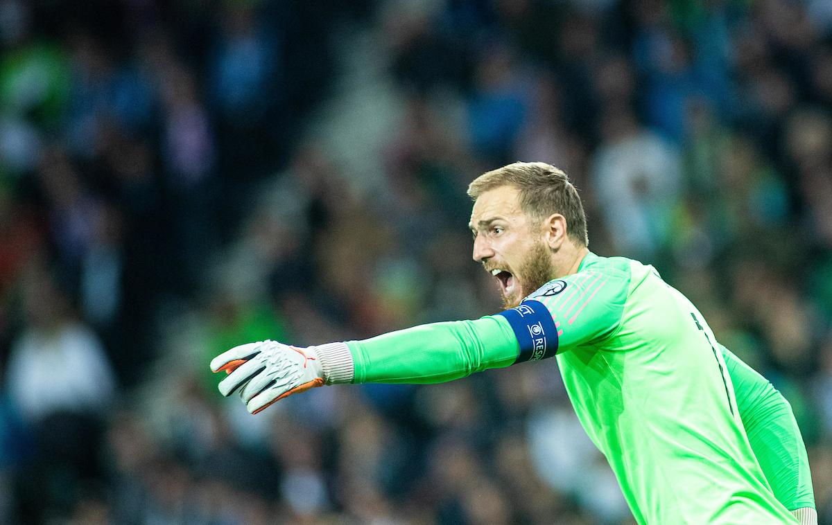 Jan Oblak | Jan Oblak je v 23. nastopu za Slovenijo  prvič nosil kapetanski trak in je postal naslednik Bojana Jokića. | Foto Grega Valančič/Sportida