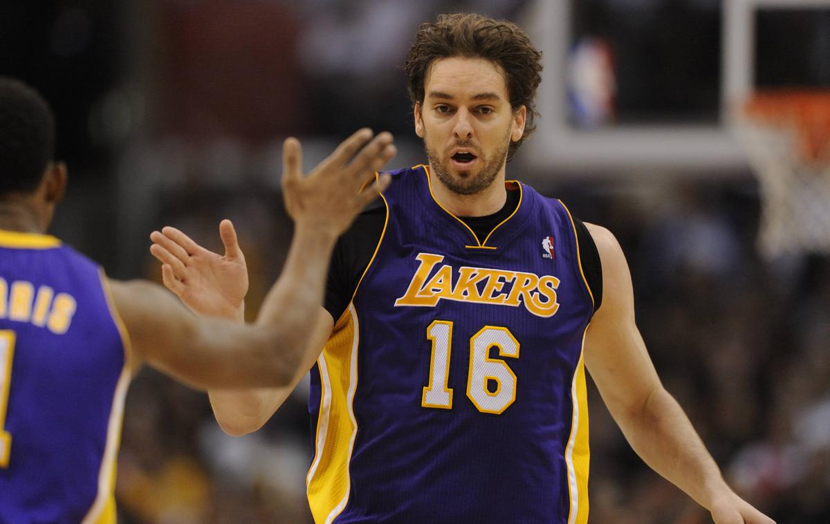 Pau Gasol | Los Angeles Lakers bo 7. marca prihodnje leto upokojil 16-ico Paua Gasola. | Foto Guliverimage