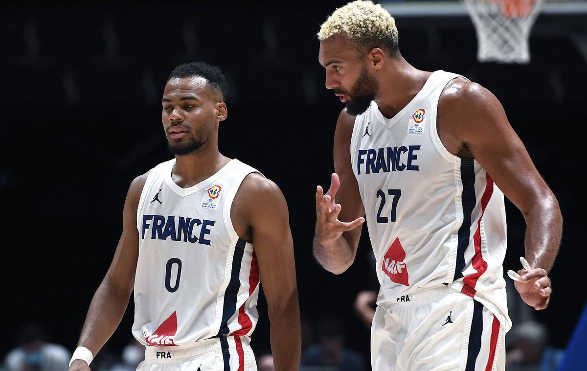 Francija, Rudy Gobert, Elie Okobo | Elie Okobo in Rudy Gobert. | Foto Guliver Image