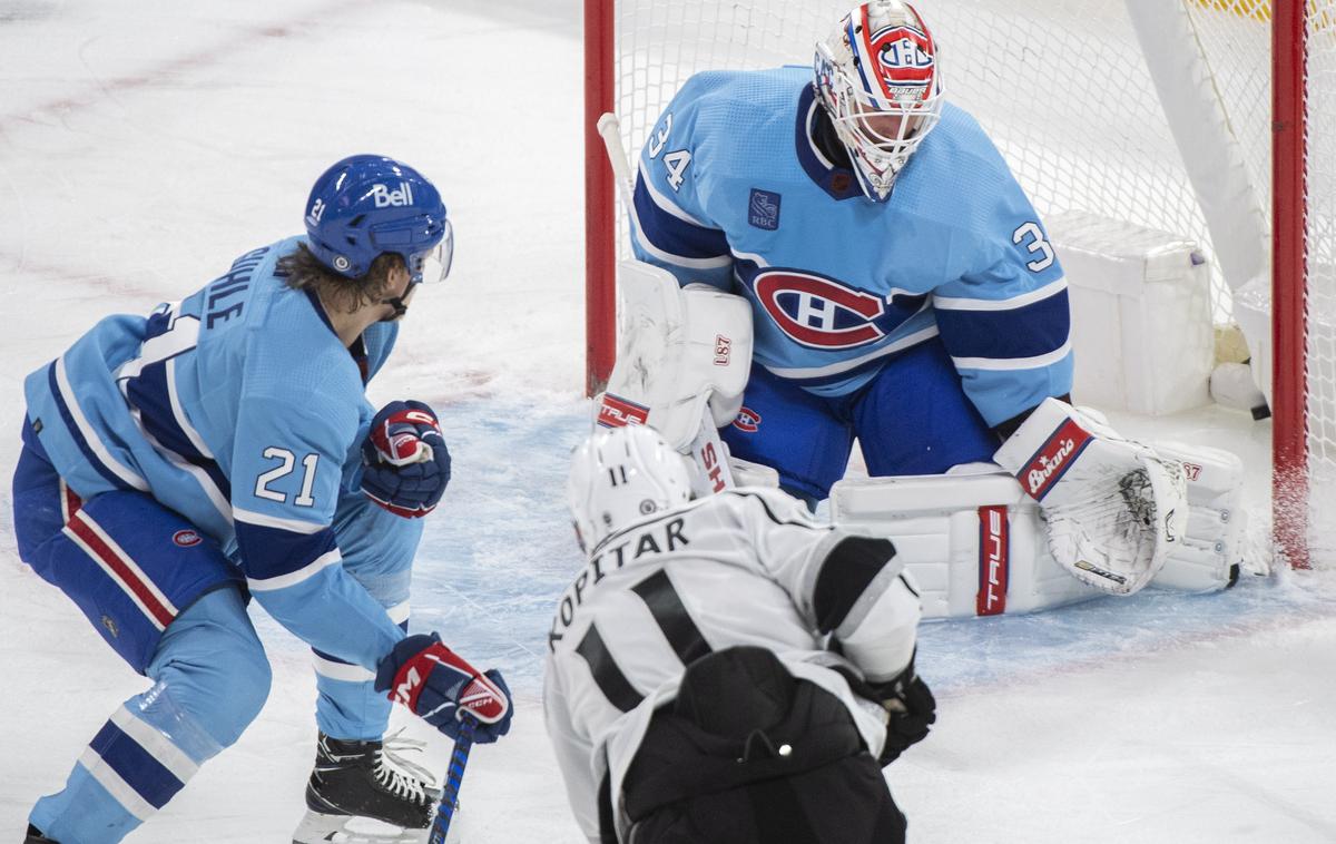 Los Angeles Kings | Anže Kopitar je v deseti minuti zadel za vodstvo z 1:0, Kralji so na koncu zmagali s 4:2. | Foto Guliverimage