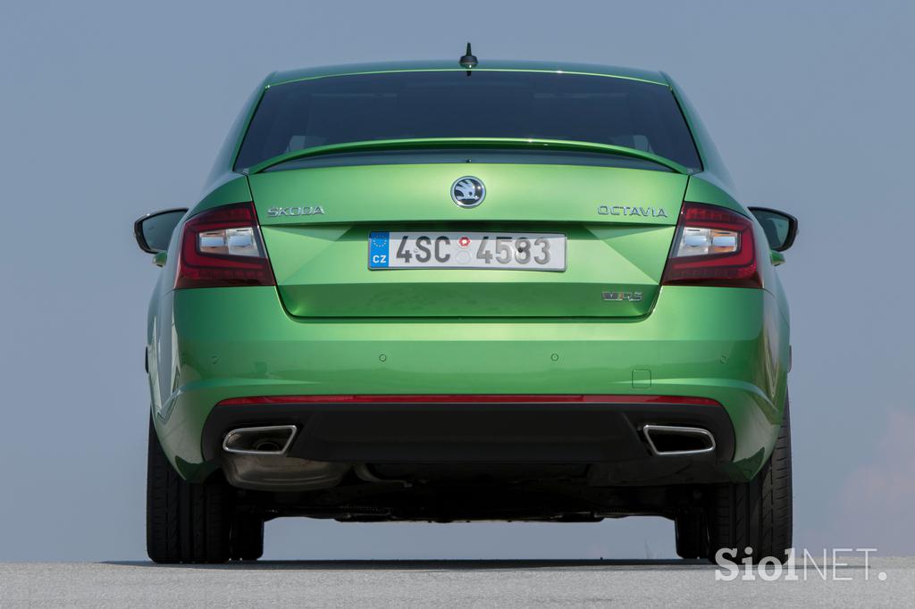 Škoda octavia RS 245 - prva vožnja