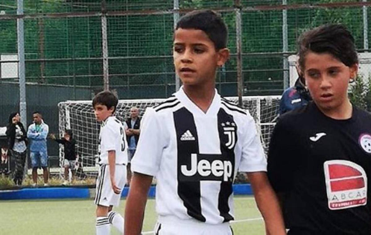 Cristiano Ronaldo Jr. | Cristiano Ronaldo Jr. je svoj prvi nastop za Juventus kronal s kar štirimi zadetki. | Foto Twitter