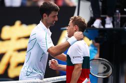 Đoković odpihnil Argentinca, brez večjega dela tudi Federer