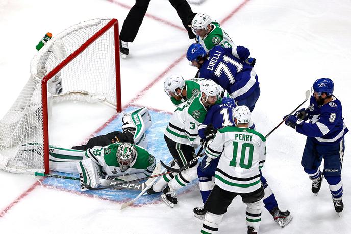 Anton Khudobin Dallas Stars | Dallas Stars so z izjemnimi obrambami Antona Khudobina finale lige NHL začeli z zmago.  | Foto Getty Images