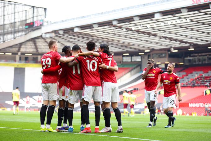 Manchester United se je v tej sezoni uvrstil v polfinale evropske lige, v superligi pa bi ga čakalo stalno članstvo. | Foto: Guliverimage/Vladimir Fedorenko