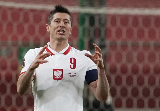 Brez nastopa na SP 2022 bi lahko ostal tudi Robert Lewandowski. Poljska bo na žrebu play-offa kvalifikacij deležna statusa nenosilca ... | Foto: Guliverimage/Vladimir Fedorenko