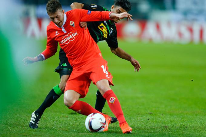 Fiorentina je v Nemčiji z 1:0 odpravila Borussio Mönchengladbach. | Foto: Reuters