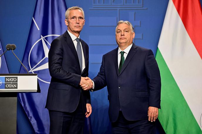 Jens Stoltenberg in Viktor Orban | Foto Reuters