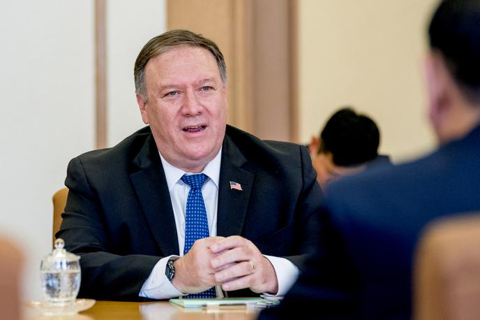 Mike Pompeo | Od Irana pričakujemo, da se bo obnašal kot normalna država, je dejal Pompeo in opozoril na to, da Teheran podpira uporniške Hutije v Jemnu, ki jih na strani jemenske vlade napada ameriška zaveznica Savdska Arabija.  | Foto Reuters