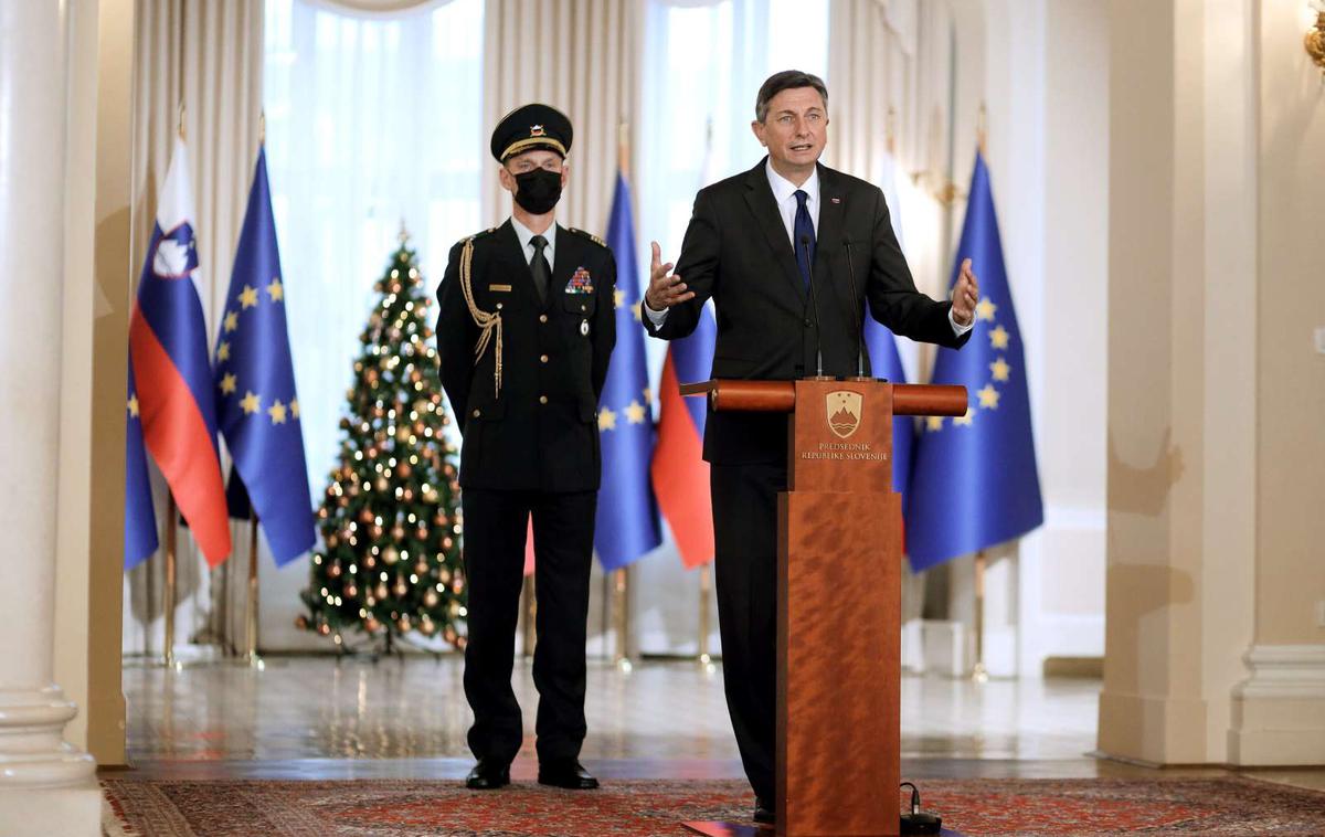 Pahor predsedniška palača 26122021 | Naslednji dan odprtih vrat bo potekal 8. februarja, ko praznujemo slovenski kulturni praznik. | Foto STA / Daniel Novakovič