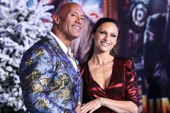 Dwayne Johnson z ženo Lauren, s katero sta se poročila leta 2019. | Foto: AP / Guliverimage