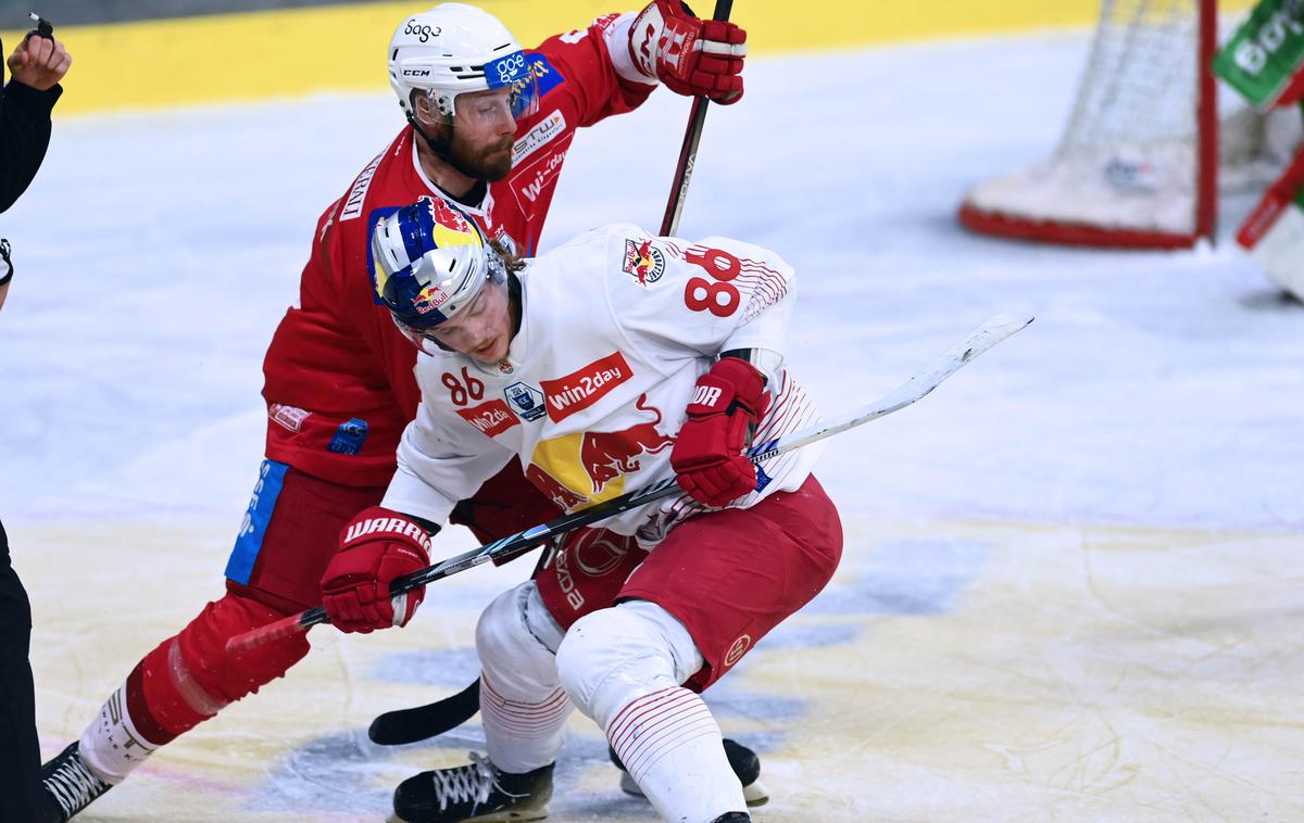 Ec KAC : Salzburg, Jan Muršak | Jan Muršak je v zaključku druge tretjine zadel za vodstvo Celovca s 3:2. | Foto EC-KAC/Pessentheiner