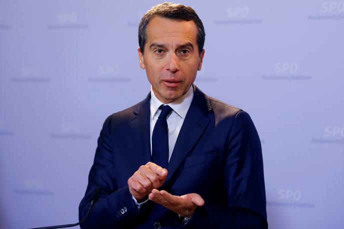 Christian Kern | Nekdanji avstrijski kancler Christian Kern je sporočil, da se umika iz politike. | Foto Reuters