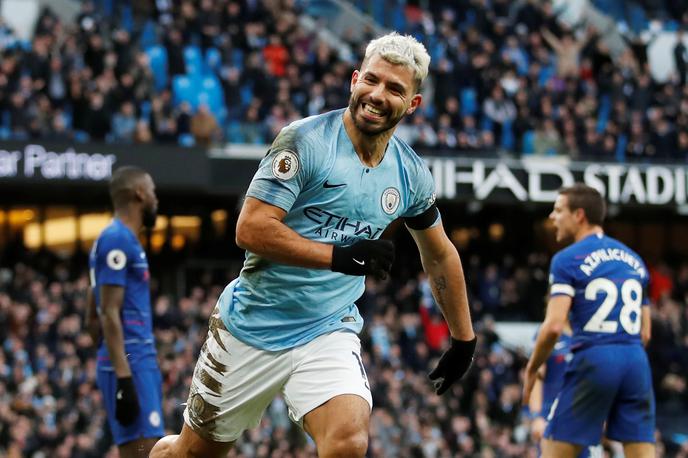 Sergio Agüero | Sergio Agüero je z 11. hat-trickom ujel legendarnega Alana Shearerja. | Foto Reuters