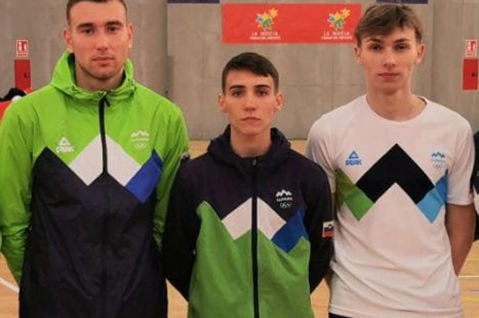 Patrik Divković, Domen Molj in Lin Kovačič | Patrik Divković, Domen Molj in Lin Kovačič | Foto WT Slovenian Taekwondo