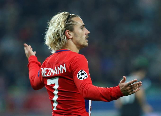 Za zvezdnika Atletica Antoina Griezmanna se zanima več otoških velikanov in tudi Barcelona. | Foto: Reuters