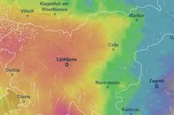 Napovedani nalivi: razlivanje rek, mogoče so poplave in plazovi. Arso z opozorilom.