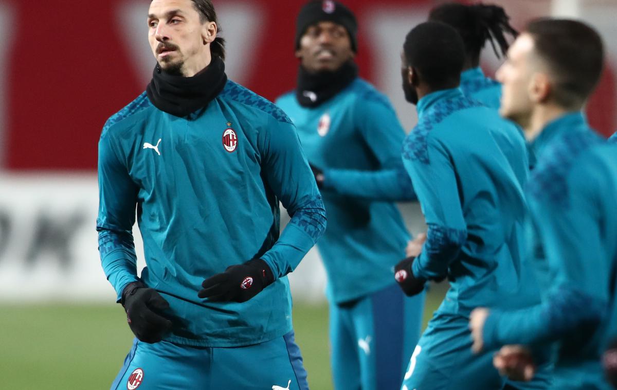 Zlatan Ibrahimović | Zlatan Ibrahimović je v sredo treniral v Beogradu, dan pozneje pa ni zaigral. | Foto Reuters