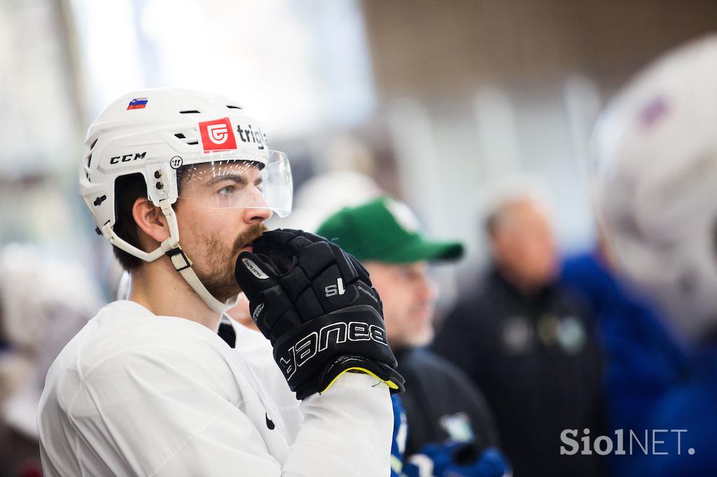 slovenska hokejska reprezentanca trening pred SP 2019