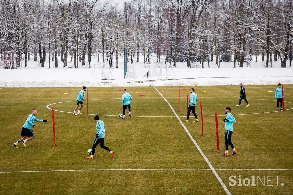 slovenska nogometna reprezentanca trening zbor Brdo