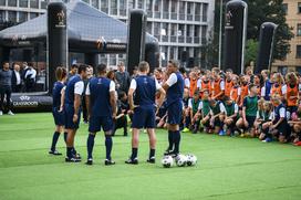 Uefa Ljubljana 2019 Trg Republike Nogomet v šolah