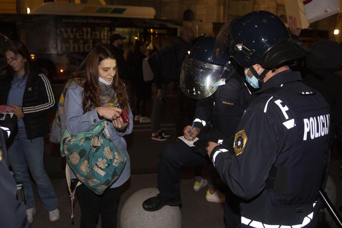 Protesti 20.10.2021 | Foto Bojan Puhek