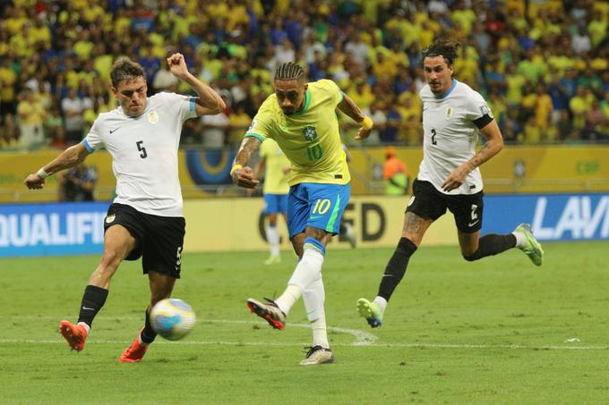 Brazilija in Urugvaj sta se razšla brez zmagovalca. | Foto: Guliverimage