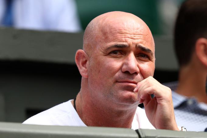 Andre Agassi, trener Novaka Đokovića, je v svoji športni karieri zaslužil 31 milijonov evrov. Američan se je letos odločil, da se poda v trenerske vode. | Foto: Guliverimage/Getty Images