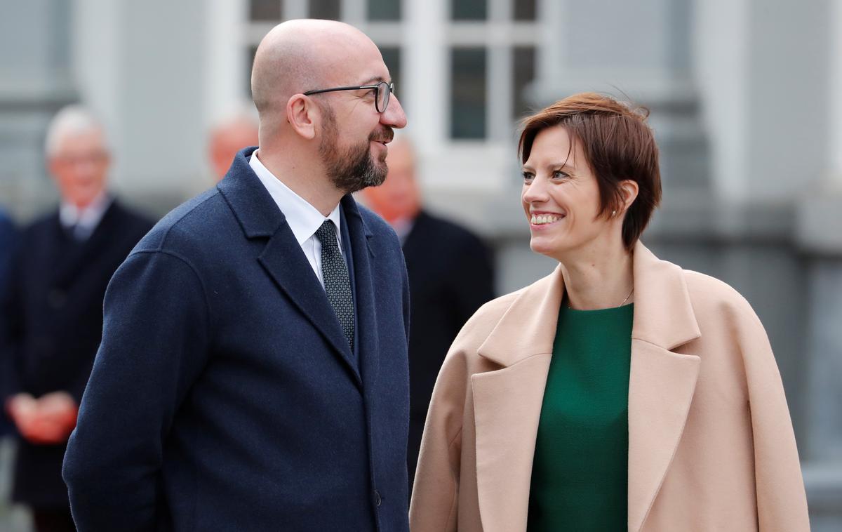 Charles Michel Amelie | Charles Michel se je poleti poročil s svojo partnerico Amelie Derbaudrenghien. | Foto Reuters