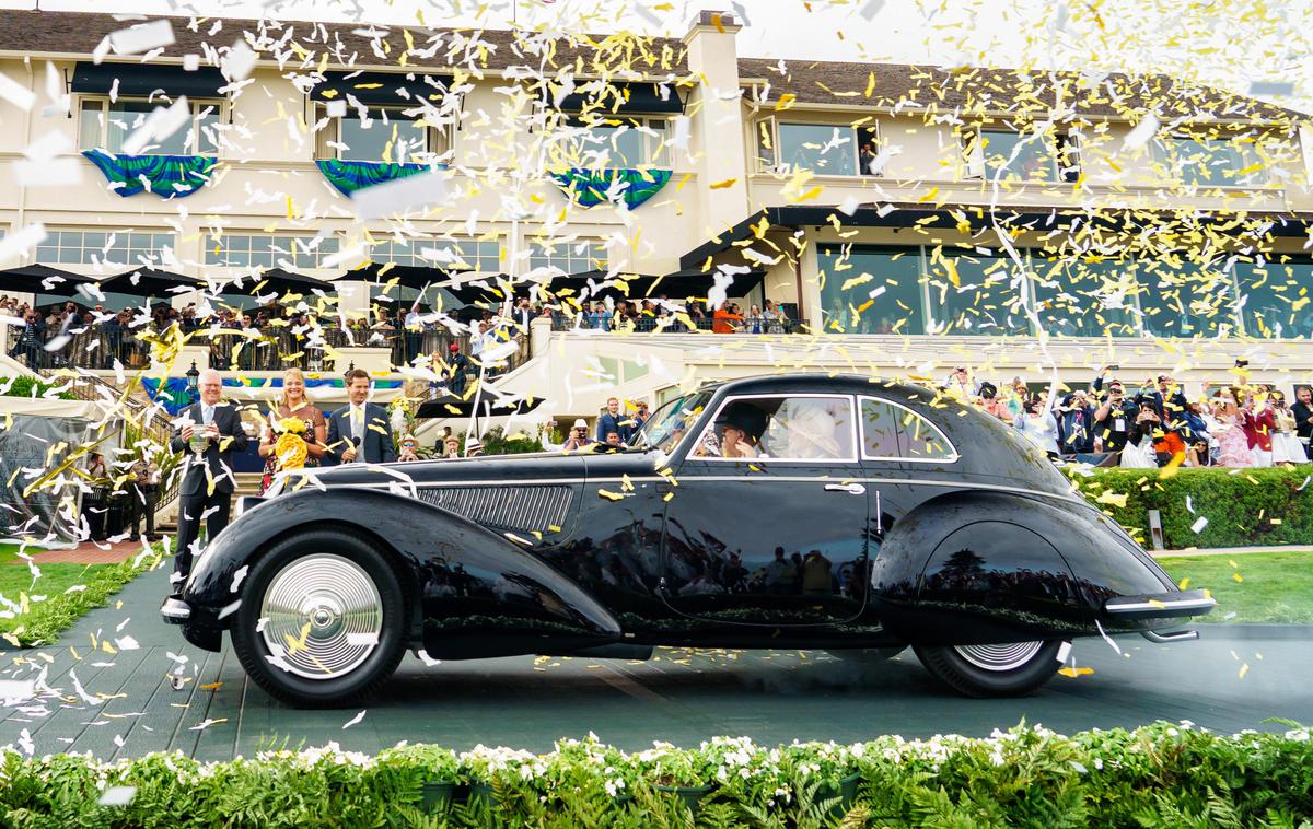 alfa romeo 8C | Trenutek razglasitve prestižnega zmagovalca | Foto Pebble Beach Concourse d' Elegance