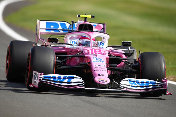 Lance Stroll | Lance Stroll je bil najhitrejši na drugem prostem treningu v Silverstonu. | Foto Reuters