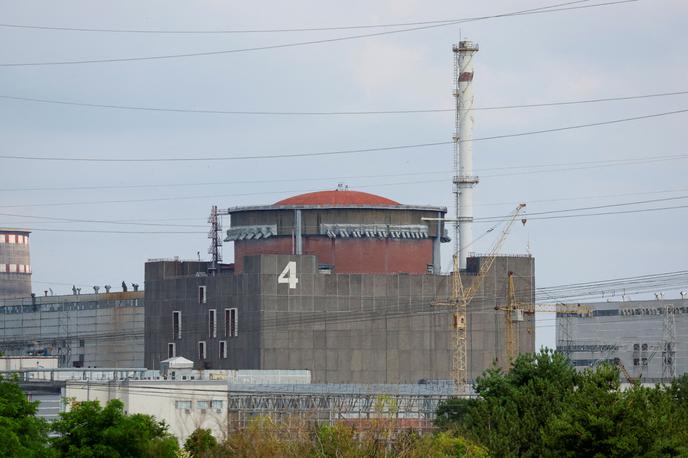 Zaporožje, nuklearka |  Največja ukrajinska jedrska elektrarna v Zaporožju je sicer pod nadzorom ruskih sil in ne deluje. Grossi je napovedal nov obisk nuklearke v Zaporožju. | Foto Reuters