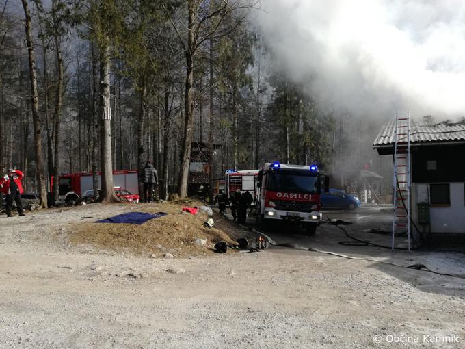 Požar, Gostilna Pod žičnico | Foto: Občina Kamnik