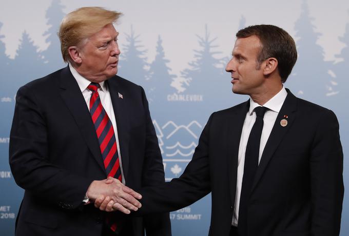 Macron, Trump | Foto: Reuters