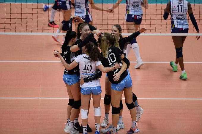 Kamničanke so slavile s 3:1. | Foto: CEV