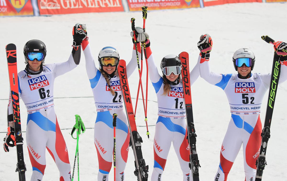 Švicarska reprezentanca | Andreja Slokar je v tej sezoni zmagala na edini paralelni tekmi v svetovnem pokalu. | Foto Guliverimage