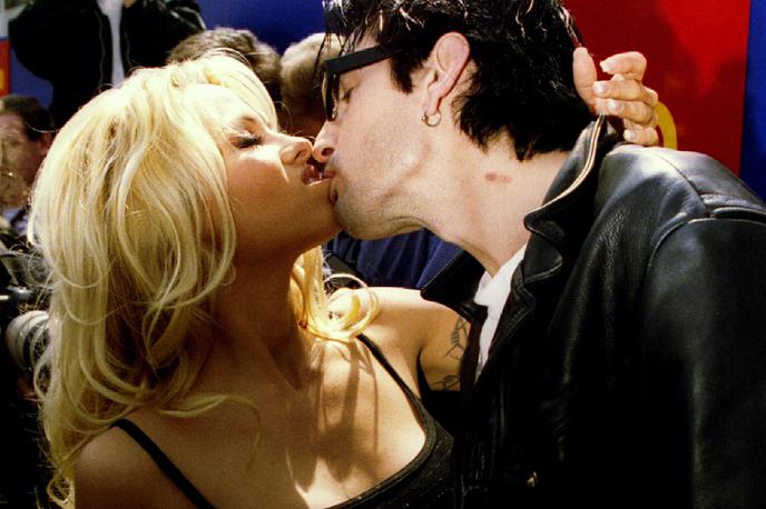 Pamela Anderson, Tommy Lee | Pamela Anderson in Tommy Lee kmalu po poroki leta 1995 | Foto Reuters