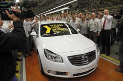 Iz tovarne v Rüsselsheimu že 500 tisoč opel insignij