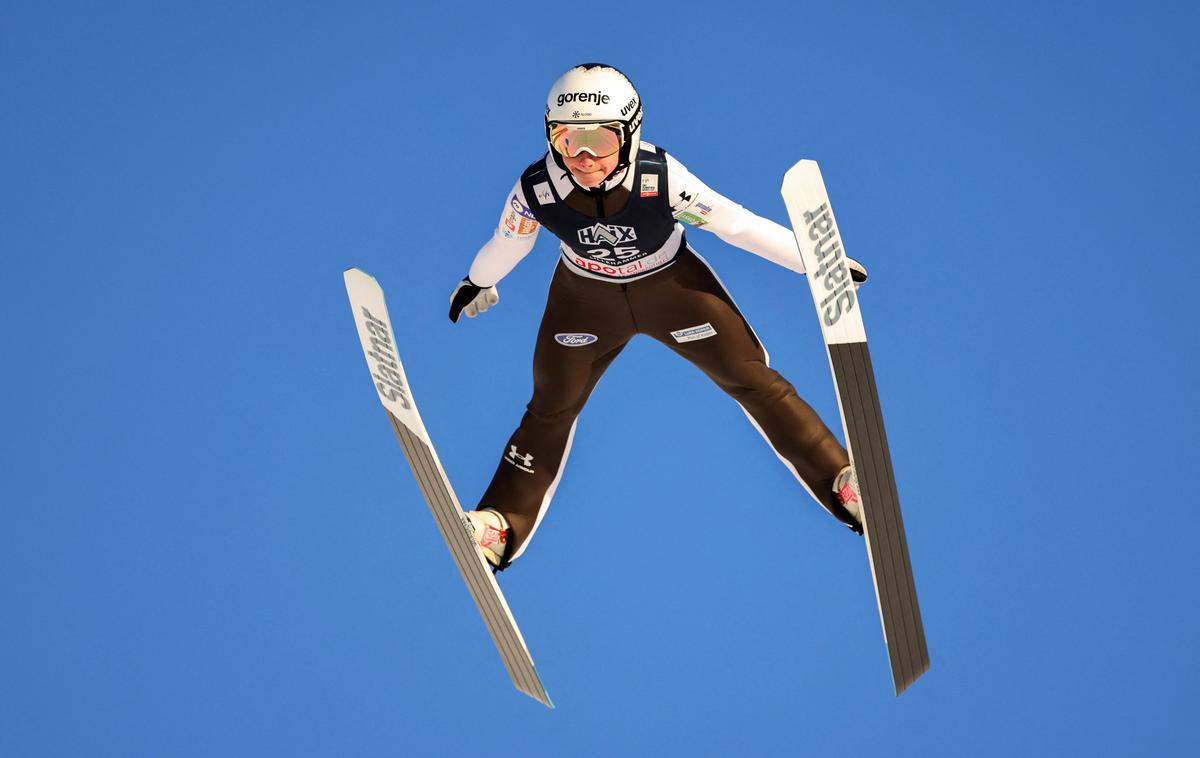 Nika Prevc | Nika Prevc je bila na šestem mestu najvišje uvrščena Slovenka. | Foto Reuters