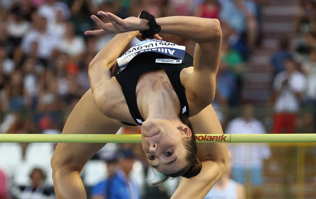 Lia Apostolovski | Lia Apostolovski je v Bruslju skočila na šesto mesto. | Foto Reuters