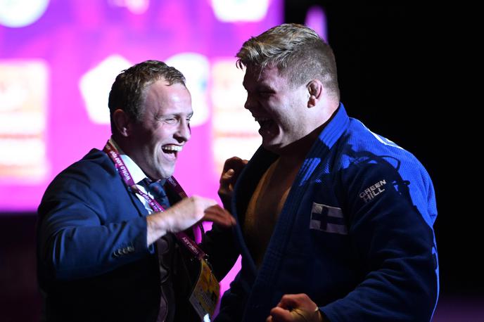 Rok Drakšič Martti Puumalainen Masters Budimpešta 2023 | Rok Drakšič bo na Finskem ostal še štiri leta. | Foto Tamar Kulumbegashvili/IJF