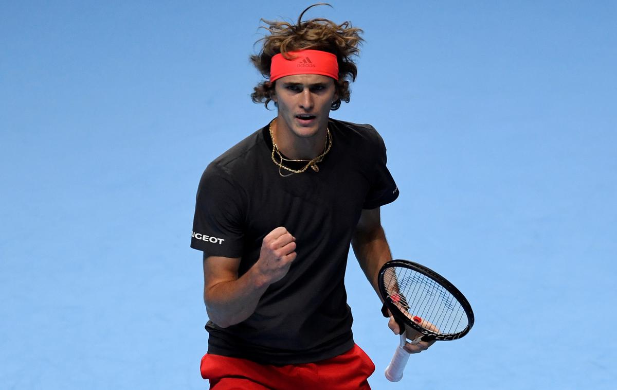 Aleksander Zverev | Aleksander Zverev je drugi polfinalist iz skupine A. | Foto Reuters