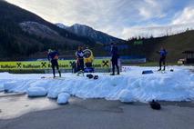 Slovenska biatlonska reprezentanca, Obertilliach, priprave